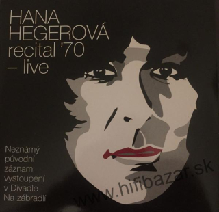 Hana Hegerová – Recital '70 - Live LTD 2x 12"